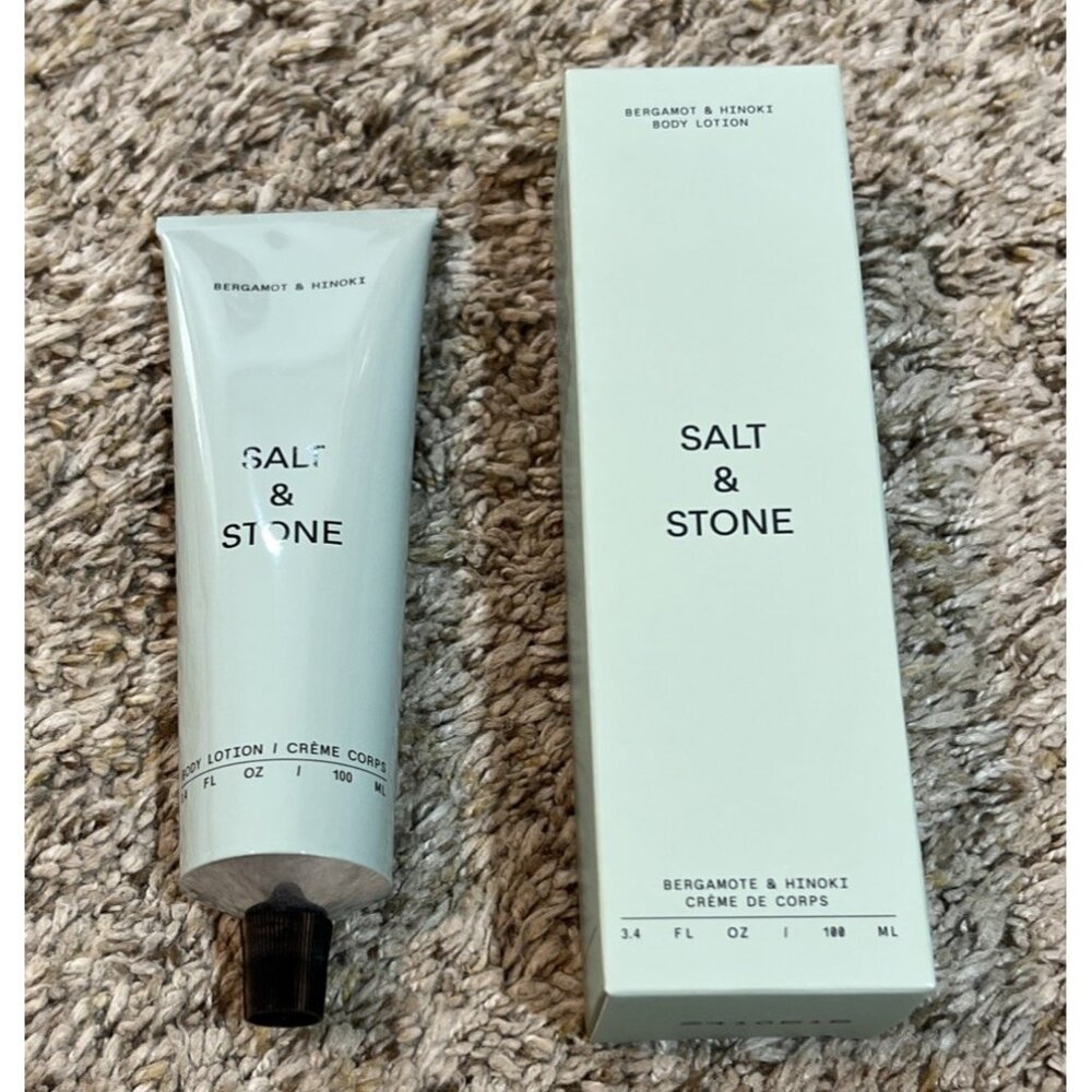 Salt & Stone Body Lotion for Women & Men | Bergamot & Hinoki - 3.4 fl oz